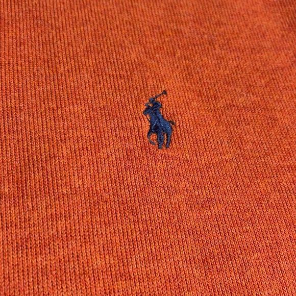 Polo Ralph Lauren pullover Mens XL quarter Zip sweatshirt pony cotton Pony - Picture 8 of 10
